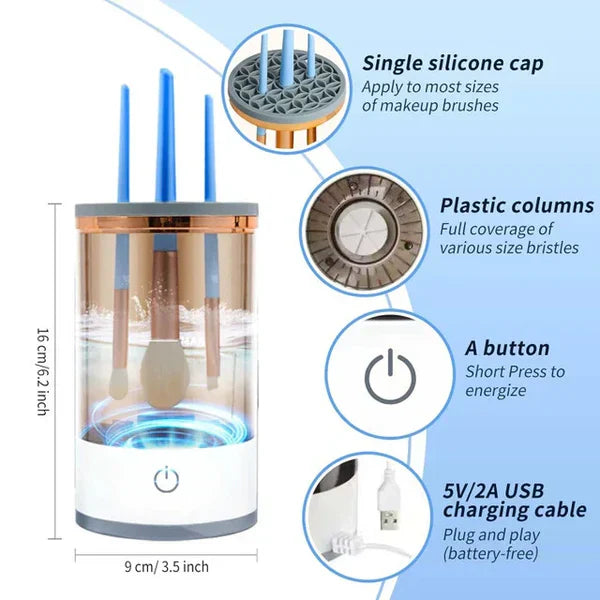 Zayna™ Makeup Brush Cleaner – منظف فرش المكياج