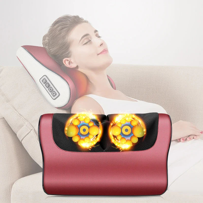 Zayna™ Red Pillow Massager – جهاز تدليك الوسادة الحمراء