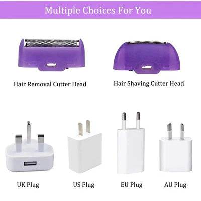 Zayna™Purple Epilator – آلة إزالة الشعر البنفسجية
