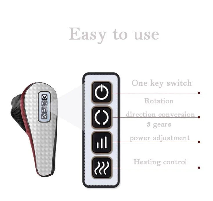 Zayna™ Red Pillow Massager – جهاز تدليك الوسادة الحمراء